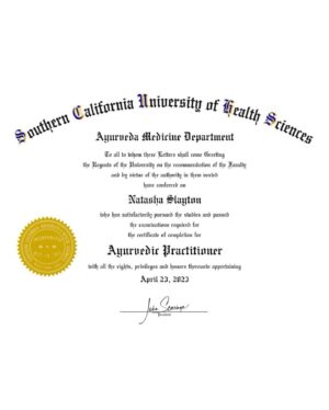 Natasha Slayton Instagram - Finally got to celebrate my graduation from the Ayurvedic Practitioner and Wellness Counselor Programs at Southern California University of Health Sciences @scuhs with the official commencement ceremony! 🙏✨🫶
To say that the last few years have been both extremely challenging as well as resoundingly rewarding would be a vast understatement!  So grateful for all of the paths that have crossed with mine and for all of the wonderful experiences we’ve shared together, getting to learn and apply this ancient wisdom. 
Thank you to all of the faculty, all of the students and all of the patients/clients who have made this journey what it has been.  So thankful for every tear, every laugh, every sleepless night…and for every moment I wanted to quit but kept pushing forward.
Congratulations to the class of 2023!!!!! We did it!!!! 😭🫶✨🙏💓