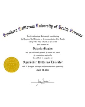 Natasha Slayton Instagram - Finally got to celebrate my graduation from the Ayurvedic Practitioner and Wellness Counselor Programs at Southern California University of Health Sciences @scuhs with the official commencement ceremony! 🙏✨🫶
To say that the last few years have been both extremely challenging as well as resoundingly rewarding would be a vast understatement!  So grateful for all of the paths that have crossed with mine and for all of the wonderful experiences we’ve shared together, getting to learn and apply this ancient wisdom. 
Thank you to all of the faculty, all of the students and all of the patients/clients who have made this journey what it has been.  So thankful for every tear, every laugh, every sleepless night…and for every moment I wanted to quit but kept pushing forward.
Congratulations to the class of 2023!!!!! We did it!!!! 😭🫶✨🙏💓