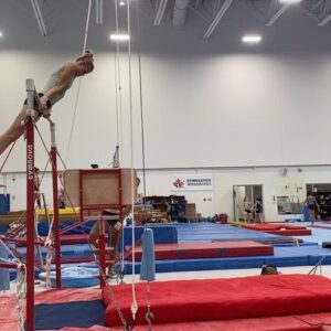 Natasha Zaborski Instagram - Almost there with my new dismount!  Just need to add a 1/2 twist!
•
•
•
#gymnastics #gymnast #bars #natashazaborski #natasha