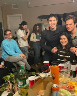 Nathan Mitchell Instagram - There was a party. It was good. 🍺🎵🗯️🧧🐢🧸🎰🎭🎟️

#ginnyandgeorgia