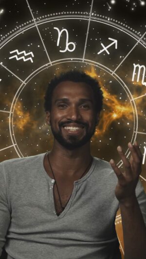 Nathan Mitchell Instagram - Never thought we'd be cuttin’ onions over an astrology video, but @itsnatemitchell assigning Noir his sign will do that to ya.