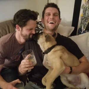 Nathan Parsons Instagram - Sorry i had to beat you up buddy!! Also thank you for bringing your pup. He's the sweetest
