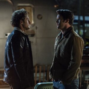 Nathan Parsons Instagram - Bro chat required with @michaelvlamis
#cwroswellnm @cwroswellnm 
Tomorrow at 9/8c
Meet me out by the airstream