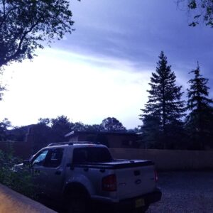 Nathan Parsons Instagram - Middle of the night, the sky lights up and we see ourselves in sillouette

I love New Mexico