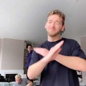 Nathan Trent Instagram - Had @luis_freitag_ and @visionsofjk be my hypeguys #cupid #fiftyfifty #dance #reels