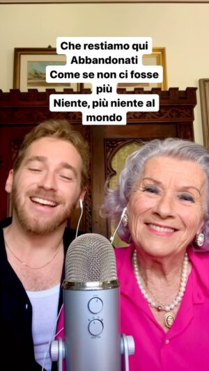 Nathan Trent Instagram - Duetto con mia #nonna - Il Cielo In Una Stanza  #nonnaenipote #duetto #canta #cantante #reelsitalia #italia #italiano #cover #canzone #pianocover #pianoforte #canzoneitaliana #nonnaenipote❤️ the amazing @dave.camille on 🎹