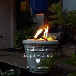 Nathan Triska Instagram - This was soooo fun and so much cheaper   more useful than a store bought one 🫶🏼🫶🏼🫶🏼 #diy #firepit #vlog #lifestyle #summerproject