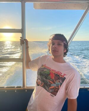 Nathan Triska Instagram - today I put a bunch of people in a plastic bag and threw them into the ocean so I can have the beach all to myself I really recommend this anytime you guys go out :) - streaks