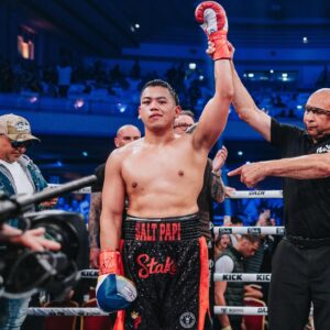 Nathaniel Bustamante Instagram - Back with a win! ✊

#XSeries14 | @mf_daznxseries | @drinkprime | @kickstreaming