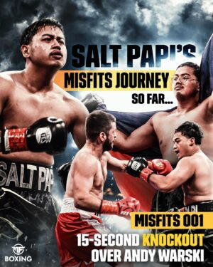 Nathaniel Bustamante Instagram - What will the next chapter read for Salt Papi, after May 11? 🧂 🥊