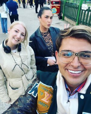 Navid Sole Instagram - Behind the scenes of @celebsgodating with the incredible crews, agents and celebrities, a pleasure to join the agency at @celebsgodating with my fellow celeb friends. So excited for you all to see the show.. soon to be released ❤️🥳😘💪💕🙏 A special shout out to @claudio_lugli for their incredible shirts and styling! They are the best and have been looking after my styles and clothing since day 1 of filming 💯💯

@thesinittaofficial 
@p_wicks01 
@lauraanderson1x 
@bethan_kershaw 
@cecilie_ @gary.lucy 
@tomreadwilson 
@annawilliamsonofficial 
@paulcbrunson 
@abzco 

#celebsgodating #fyp #behindthescenes #onset🎥🎬 #amazingtime