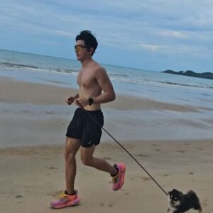 Nawasch Phupantachsee Instagram - หมาไตรกีฬา🐶✨️🤙🌊
@spartan2_224