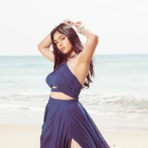 Nayana Sai Instagram - Sometimes when life gets hard try adding a little vitamin sea 🌴🌅🌊🏖️🏝️

Photography - @rohith_vishal7 
Designer - @anayakreationofficial 
Jewellery - @anayakreationofficial
@soni_anand12 
Makeup and hair - @sandy_de_stylist_ 
Styling - @__.navee.__
