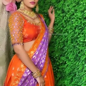 Nayana Sai Instagram - Makeup and hair - @ponnibridalmakeupartist
Photography - @photonshutters 
Jewellery - @luxefashion_jewellery 
@chennai_jazz 
Costume - @pvfashionsandboutique 
Flower - @mayur_bridal_flower