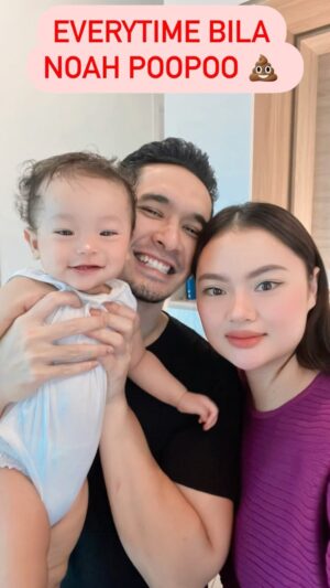 Nazrief Nazri Instagram - Bau Kariiiii🤪 . Senang betul keje mommy 😡 kenapa orang perempuan suka mengelat bersihkan poopoo?🙄