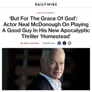 Neal McDonough Instagram - thanks @realdailywire 🙏🏼 
.
.
.
.
.
#linkinbio #dailywire #nealmcdonough #angelstudios #homesteadtvseries #homesteadmovie