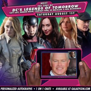 Neal McDonough Instagram - Hey everyone! Come join me on Galaxy Con! Gonna be a ton of fun to be back with the Legends crew!