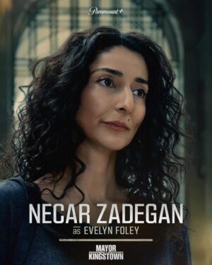 Necar Zadegan Instagram - @necarzadegan IS Evelyn Foley. #MayorOfKingstown #ParamountPlus #NecarZadegan