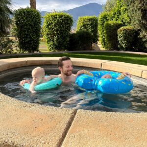 Ned Fulmer Instagram - Palm Springs pool day! 🎄🏊‍♂️