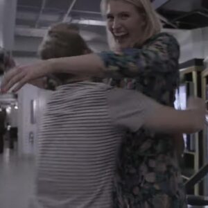 Ned Fulmer Instagram - One of my favorite moments from our movie & tour was this moment seeing Ariel backstage after opening night. She’s supported me for years, sat through countless terrible improv shows, celebrated every milestone, been there for every setback. I’m so thankful for her love and support. Our movie shows an in depth look at all of this, how Try Guys happened and everything it took to get there. It’s finally free for all to watch on YouTube, go check it out ❤️ (link in bio)