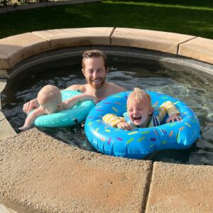 Ned Fulmer Instagram - Palm Springs pool day! 🎄🏊‍♂️