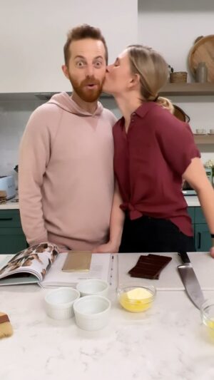 Ned Fulmer Instagram - Valentine’s Day Chocolate Soufflé #datenight #tryguys