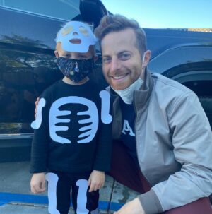 Ned Fulmer Instagram - Honestly us parents are happy enough to phone it in with some deer ears. But the kids costume was cool! Happy Halloween 🎃🤪