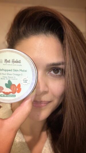 Neha Kaul Instagram - @nathabit.in Skin malai is based on ayurvedic concepts which helps your skin to learn how to self hydrate. Try this and you will thank me later….

#NatHabit #FreshAyurveda #FreshFromAyurvedicKitchen #FreshMadeDaily #EkDumTaaza #SkinMalai #HydrateDeep #MoisturiseNaturally #MoisturisewithAyurveda #Nodryness #wintercare #actor #influencer #ad #realreview #honestreview #reelsindia