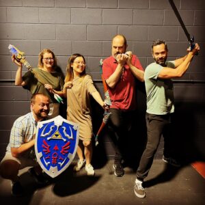 Neil Druckmann Instagram - Escape room conquered! (Nerds!!!) @escape_ops