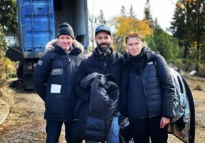 Neil Druckmann Instagram - My partners in crime on episode 2! A heartfelt thanks/congrats to Paul and Ksenia. Between Paul’s sharp leadership as our 1st AD and Ksenia’s artistry as our badass DP… we were in very good hands. Miss you! 💜