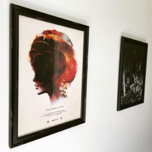Neil Druckmann Instagram - More framed art going up. I might have a bit too much video game artwork... 🤷🏻‍♂️