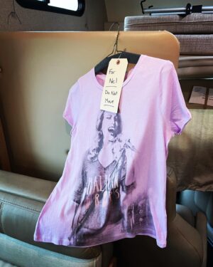 Neil Druckmann Instagram - Fun fact: back when she was 2, my daughter named her plushy Halican Drops. I used that name for the band that Sarah was into. Knowing this, the costume department made an extra shirt for me to bring home to her. It’s one her most prized possessions.