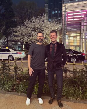 Neil Druckmann Instagram - Had dinner with one of my favorite creators. What a lovely surprise connecting with my friend, @samlakewrites, in Tokyo of all places!