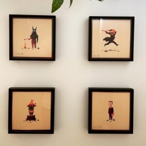 Neil Druckmann Instagram - More framed art going up. I might have a bit too much video game artwork... 🤷🏻‍♂️