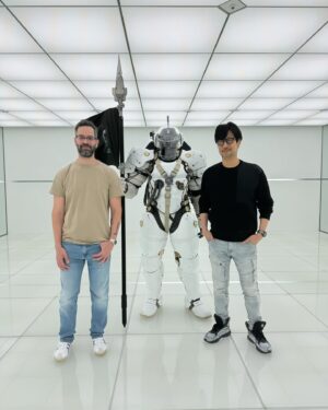 Neil Druckmann Instagram - Thank you, @hideo_kojima, for being such a generous host! Super inspiring tour and conversation! I promise to 🤐 with everything I’ve seen and heard!