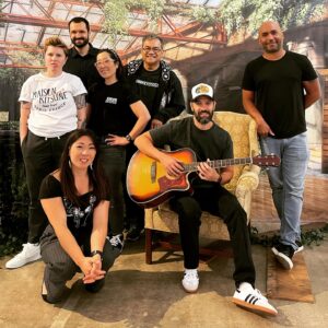 Neil Druckmann Instagram - Had a blast at @gallerynucleus, celebrating ten years of TLoU, meeting fans, admiring art, and hanging out with some of my homies.