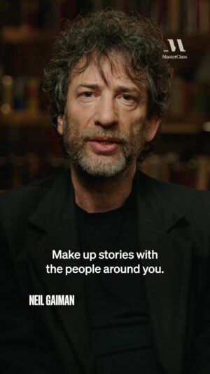 Neil Gaiman Instagram - “People are so much more interesting and strange…than anything that you could make up.” – @neilhimself