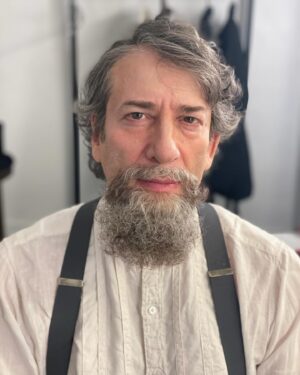 Neil Gaiman Instagram - Today was one for the books (and I get to do it again tomorrow)! I made this beard for @neilhimself to be able to achieve his Charles dickens cosplay dreams, and I’m so very pleased with how everything turned out. I also got to get @mollyoldfieldwrites all gussied up! Beyond grateful for this opportunity. 🥹💖🙏🏻✨