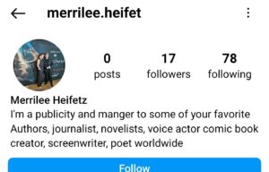 Neil Gaiman Instagram - Too many weird fakes out there. This is not my literary agent or "manger", obviously, but nobody contacting you through social media claiming to represent me and offering you special access to me is ever going to be  what they claim.