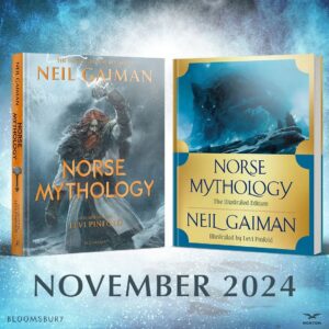 Neil Gaiman Instagram - I've been a fan of @levi_pinfold for a long time now, and was thrilled when he agreed to create an illustrated version of my book on Norse Mythology. In this edition, Levi brings his own spectacular illustrative imagination to the world of gods, frost giants, magic and betrayal.

 

From the dawn of the world to the twilight of the gods, embark on this epic journey through classic Norse myths accompanied by a feast of colour art. 

Here are the Bloomsbury and the Norton covers. It's being released on the 12th of November. You can pre-order from the link in my biography.

 

@bloomsburypublishing @w.w.norton

#NorseMythology