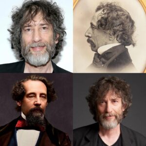 Neil Gaiman Instagram - Neil Gaiman’s Beard— for those who are curious about the process of making the beard, here are some fun facts! Initially, I made a mold of Neil’s face with a plastic bag, tape and sharpies so I could have the most accurate form to build on. I laid a fine theatrical translucent lace, pinned it into place, and tied single hairs on each ladder of the lace netting. This process can feel very monotonous and tedious, but it allowed me to place every single strand with intention to create the most natural blend of gray. This piece took about 20 hours to hand tie, because you have to tie the knots in a very specific direction to mimic the hair growth pattern— meaning I had to ventilate (knot) with the block in my lap, cradled by plushies instead of on a typical clamp stand that we would build a wig on. For reference, a fully hand tied wig takes about 60-100 hours depending on how specific you need to tie the growth pattern. After I was satisfied with the color blend, I did a very tiny roller set to achieve the texture of Neil’s actual facial hair, and barbered  it in the shape of the color reference photo. Dickens had some fun facial shapes over his life, and we went with the style that was contemporary to the first reading of a Christmas Carol in NYC IN 1867. 🎄🎅🏻