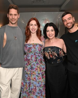Neil Newbon Instagram - What a fun night celebrating the TGAs, 30 years of #DigitalExtremes and the @playwarframe #WhispersInTheWall expansion. Congrats to award winning actors @NeilNewbon and @the_ben_starr for joining the #Warframe cast!

Don’t miss The Game Awards tonight for more special Warframe news! 

#Fibonacci #FishyFishy #FibonacciSequence #CaviaSyndicate #Arthur #1999 #Games #WomeninGames #PerformanceCapture 

📸: Jon Kopaloff @gettyimages