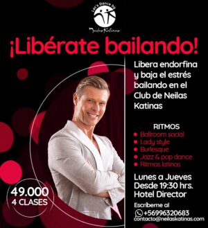 Neilas Katinas Instagram - Libérate Bailando con @neilaskatinas 
Súmate al club de baile y disfruta :
📌Ballroom Social
📌Burlesque 
📌Jazz & Pop Dance
📌Ritmos Latinos 
📌Lady Style
Planes desde 4 clases al mes x $49.000
EN DICIEMBRE NO PAGAS MEMBRESIA!
#letsdance  #neilaskatinas  #nosvemosbailando