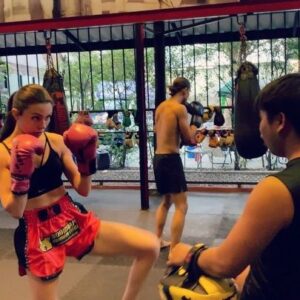 Neraida Bega Instagram - #muaythaitraining #littlebeast @krudam @krudamgym36