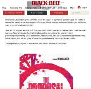 Neraida Bega Instagram - Thank You 🙏 @blackbeltmag @mastergeorgechung @bomaxwell18 @sayantanmaity_ 

Full Article at BlackBeltMag.com 💥

#theproposal #theproposalshort #Neraidabega #mikechat #shortfilm #action #film #romance #comedy #darkcomedy #pizza  #cinema #whiteshoes #airjordan1  #whiteshoes #airforce1  #stunts #badass #funny #bling #love #shotgun #kicks #martialarts #xmaaction #punch #shoes #focus #pink #romantic #gravillis