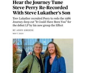 Nic Collins Instagram - What a #releaseday it has been for our reimagined version of #ItCouldHaveBeenYou off of the #Journey album #RaisedOnRadio with our friend and the man himself  @steveperrymusic 🙌 Thank you @rollingstone and Andy Greene for the interview and write up! We are the #2 rock song and the #1 rock music video on @applemusic 💙 We can’t thank you all enough for your shares, love and support for #TheEffect 🏆 #SWIPE
Thank you to all involved @studiohermit @doctormidrange @itsjoshpaul @mrsmadisonlukather @lizaalexandracain @sundaysrose @treehausrecording @musicpub @keanamarie_ @jakehays @theweb14 @amy__estelle @elizabethcaindesigns @stevemaggioraofficial @thesistersclosetla @thesisterhoodproductions