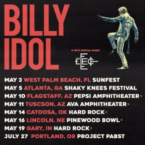 Nic Collins Instagram - This announcement comes with a #RebelYell ! 
We are excited and honored to announce that we will be opening for the #legendary @billyidol this #May in 🇺🇸 
Look for the dates with a * and we’ll see you there! 
Huge thank you to @stevestevens and the whole #BillyIdol team @ape_mgmt for making this happen!! This is a gonna be a #rockshow to remember 🤘
#tour #theeffect #theeffectband #billyfinidol #billyidolforever #stevestevens #us #usa #tourlife #bandsontour #rocknroll #rockandroll #rockshows #legend #legends #rockin #rockmusic #classicrock #letsgo