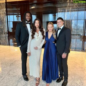Nic Naitanui Instagram - Great night for the final @westcoasteagles woosha medal  With the beautiful as always @brittanybown @crownperth #sponsored #crownperth