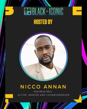 Nicco Annan Instagram - From the PYNK to our red carpet we welcome @alldaynicco!

Let’s give a round of applause to the NAACP Image Award winner  for ‘Outstanding Actor in a Drama Series’ for his groundbreaking role of Uncle Clifford in P-Valley.

This year, BET is celebrating LGBTQ  Changemakers & Activists at the Black   Iconic Soirée and we are blessed to have Nicco Annan as a host. 

He has continued to create a space for those who don’t have a voice. Thank you for being authentic and staying true to you!  We’re ready for you to be our host that gives  the most! #BETBlackandIconic