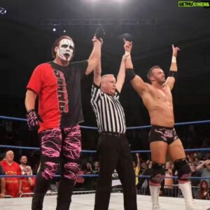 Nicholas Aldis Instagram - Congratulations on an unbelievable career @stinger. I have often said that if you could choose any pro wrestling career to replicate, Sting's could well be top of the list, particularly if you consider the respect and admiration he has from generations of fans and fellow performers. As a completely out-of-my-depth 22 yr old kid, I will never forget looking at the TV format for TNA Impact and wondering why @dougwilliamsgb and @officialrobterry were tagging together instead of Doug & I, only to find out it was because when management had asked Sting who he wanted to work with in the main event of Impact that day, he had requested me. I was in awe when I was standing in the ring during Sting's entrance, and Doug snapped me out of it and said "game face mate time to go to work". I fed all of Sting's classic offense and happily tapped out to the scorpion deathlock. The next day, @realkevinnash passed me and said "I saw your match with Steve, good shit, you're getting it". That might have been generous, but my confidence got a much needed boost. For my entire TNA run, Steve Borden was the voice of authority advocating for me to get opportunities. Pro wrestling feeds my family, and Steve Borden is a big reason why. I'm so happy he got his flowers in such a big way and left on his terms. Nobody deserves it more. #thankyousting